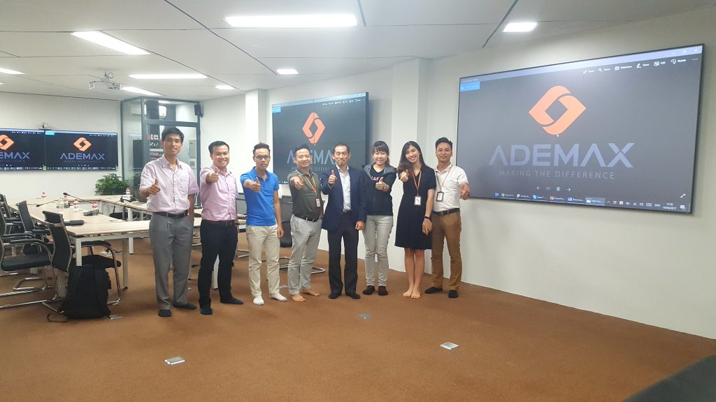ĐẠI DIỆN SONY CHÂU Á SANG THĂM VÀ LÀM VIỆC VỚI ADEMAX