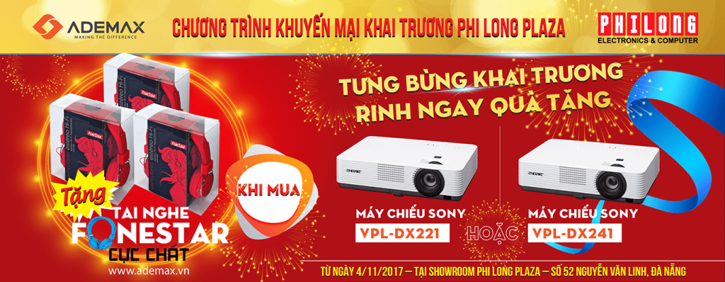 Chương trình khuyến mãi khai trương Phi Long Plaza