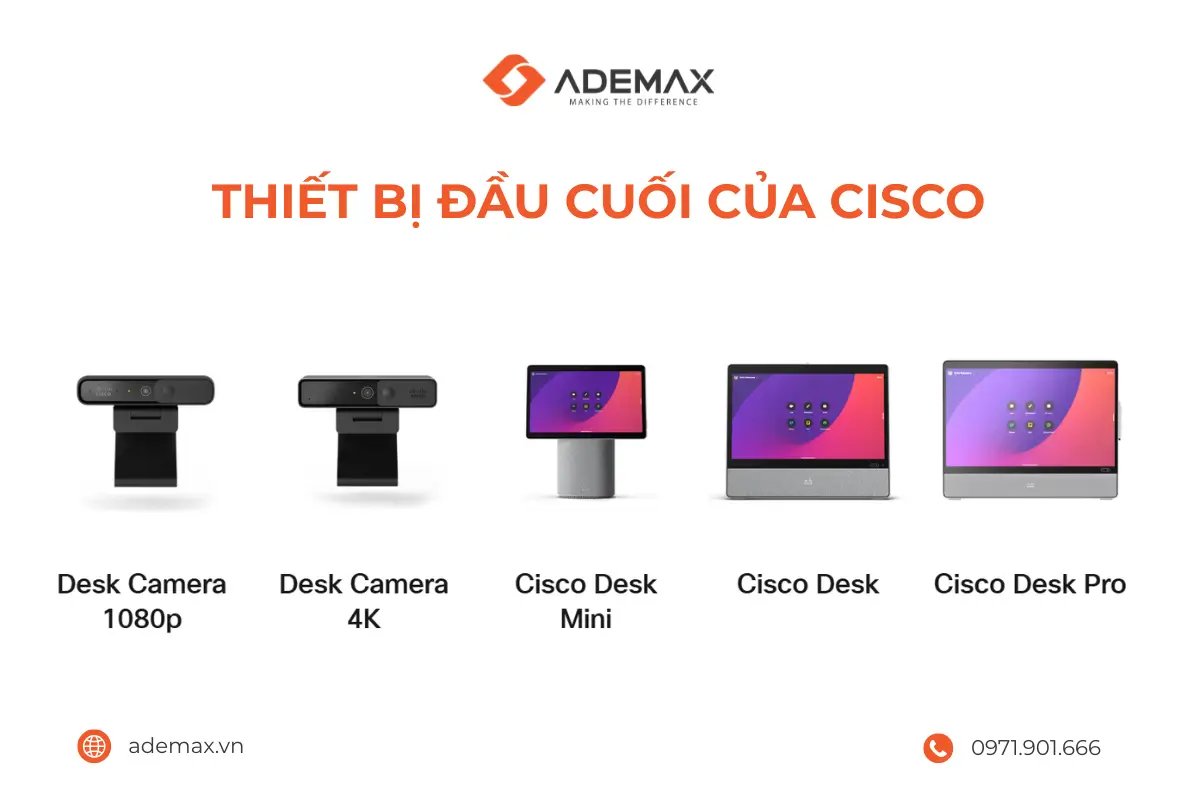 Cisco Desk là một trong những thiết bị đầu cuối của Cisco