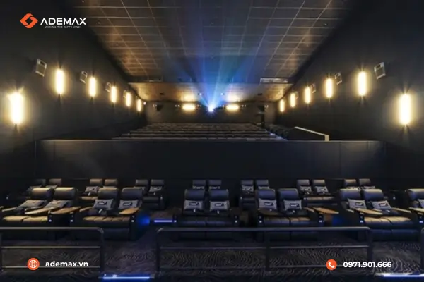 Ứng dụng tại rạp chiếu phim - Phù hợp cho không gian rộng & tối