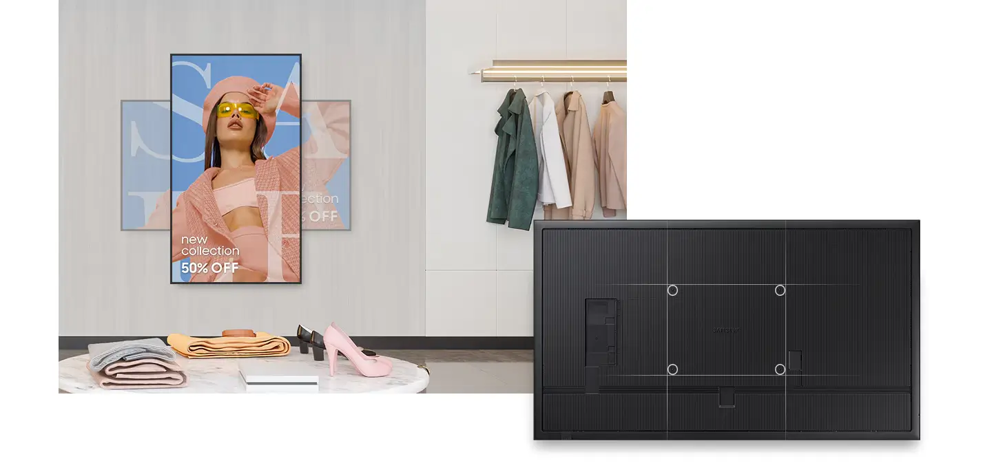 43″ Crystal UHD Signage QBC